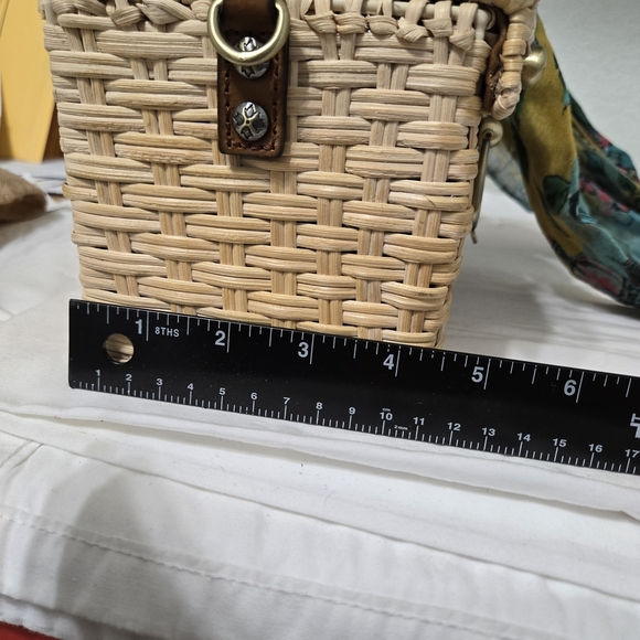 Patricia Nash Woven Handbag with Leather Accents Size S - Picture 12 of 12